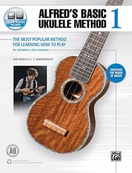 Alfred's Basic Ukulele Method, Vol. 1 Guitar and Fretted sheet music cover Thumbnail